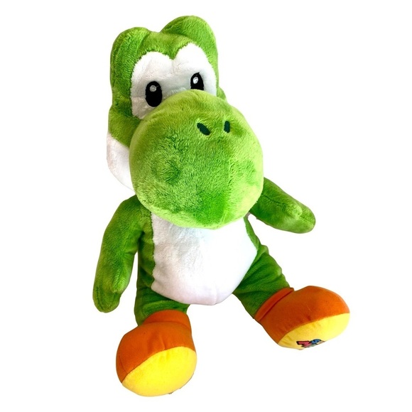 Build-A-Bear ONLINE EXCLUSIVE Super Mario Bros Yoshi 12" Plush Stuffed Animal - Picture 6 of 11